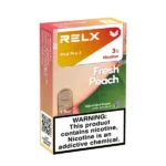 RELX 悅刻六代系列煙彈｜鮮嫩蜜桃 (3顆入) ｜限時優惠：12 顆煙彈＋600 送六代主機｜台灣現貨